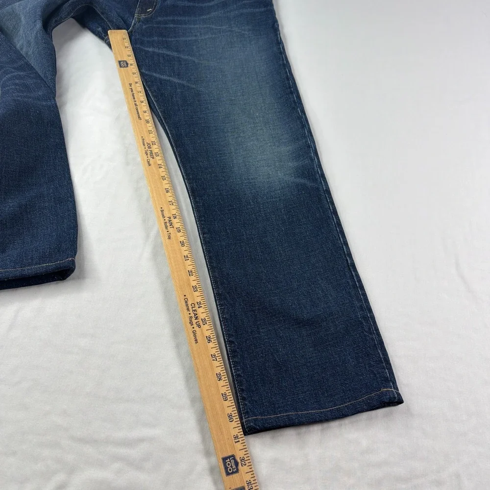 RRL Jeans Men 38x31 Blue Double RL Slim Narrow Union Standard Denim Ralph Lauren